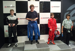 Racing Perfection Kart Academy Brighton Juniors Final Podium - Round 3